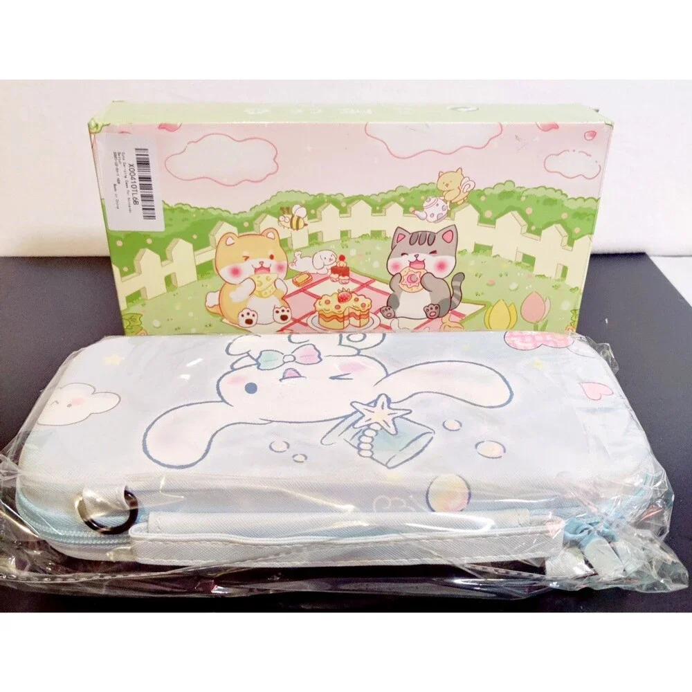 Sanrio Cinnamoroll Sky Blue Nintendo Switch 2 Case, Game Slots, Handle NEW
